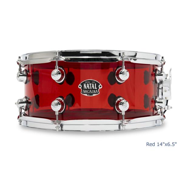 NATAL Drums-スネアドラムS-AC-S465 RD1