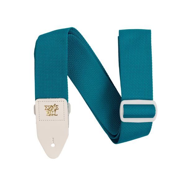 ERNIE BALL-ストラップTeal/White Polypro Strap