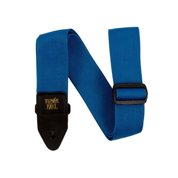 ERNIE BALL-ストラップPearl Blue & Black Polypro Guitar Strap