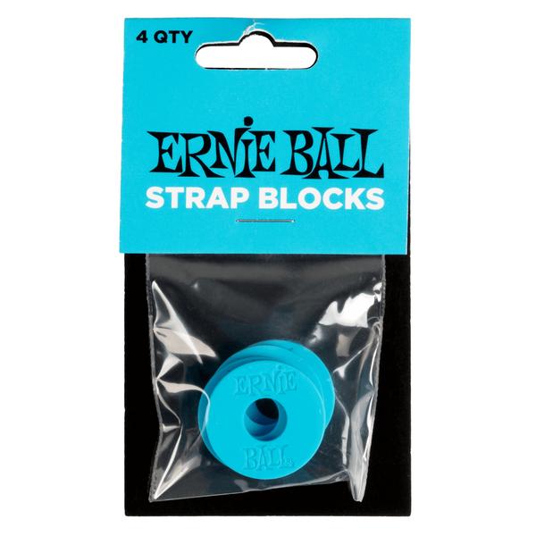 ERNIE BALL-ストラップブロックStrap Blocks 4pk - Blue