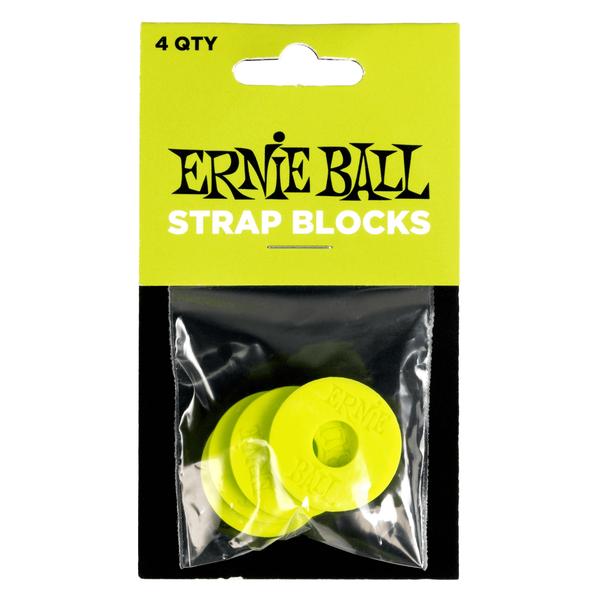 ERNIE BALL-ストラップブロックStrap Blocks 4pk - Green