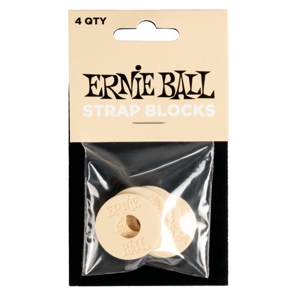 ERNIE BALL-ストラップブロックStrap Blocks 4pk - Cream