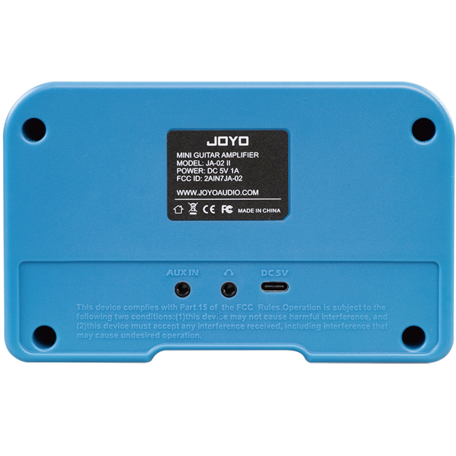 JA-02 II Blue背面画像 JA-02 II Blue背面画像