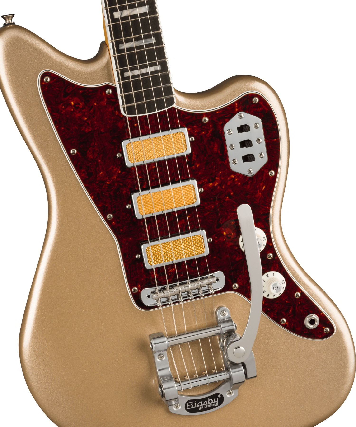 Gold Foil Jazzmaster®, Ebony Fingerboard, Shoreline Gold追加画像 Gold Foil Jazzmaster®, Ebony Fingerboard, Shoreline Gold追加画像