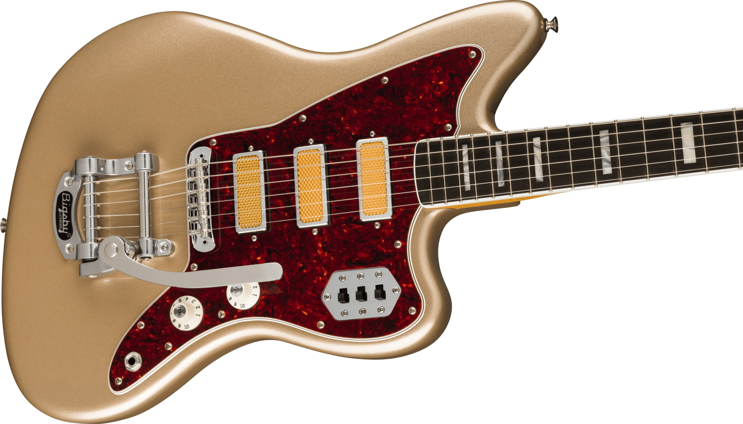 Gold Foil Jazzmaster®, Ebony Fingerboard, Shoreline Gold追加画像 Gold Foil Jazzmaster®, Ebony Fingerboard, Shoreline Gold追加画像