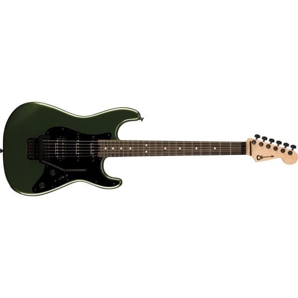 Charvel-エレキギターPro-Mod So-Cal Style 1 HSS FR E, Ebony Fingerboard, Lambo Green
