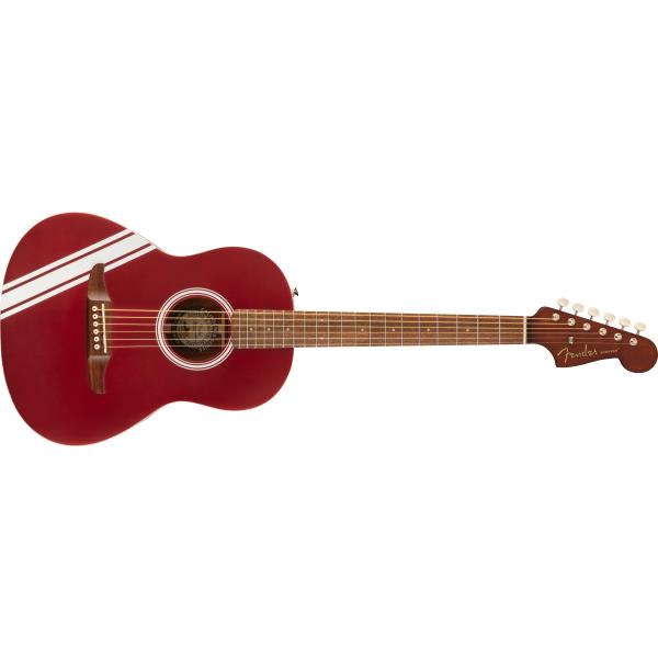 FSR Sonoran Mini, Walnut Fingerboard, Candy Apple Red with Competition Stripesサムネイル