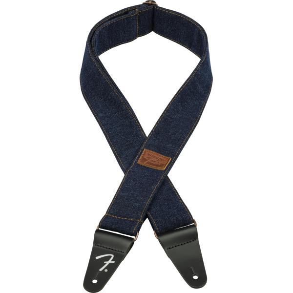 Fender-ストラップFender® x Wrangler® Denim Strap, Dark Indigo