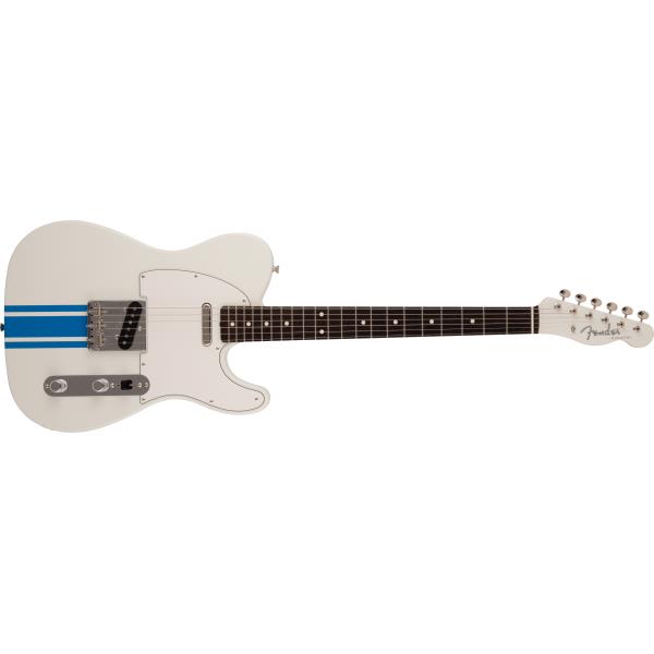 Fender

2023 Collection, MIJ Traditional 60s Telecaster®, Rosewood Fingerboard, Olympic White with Blue Competition Stripe