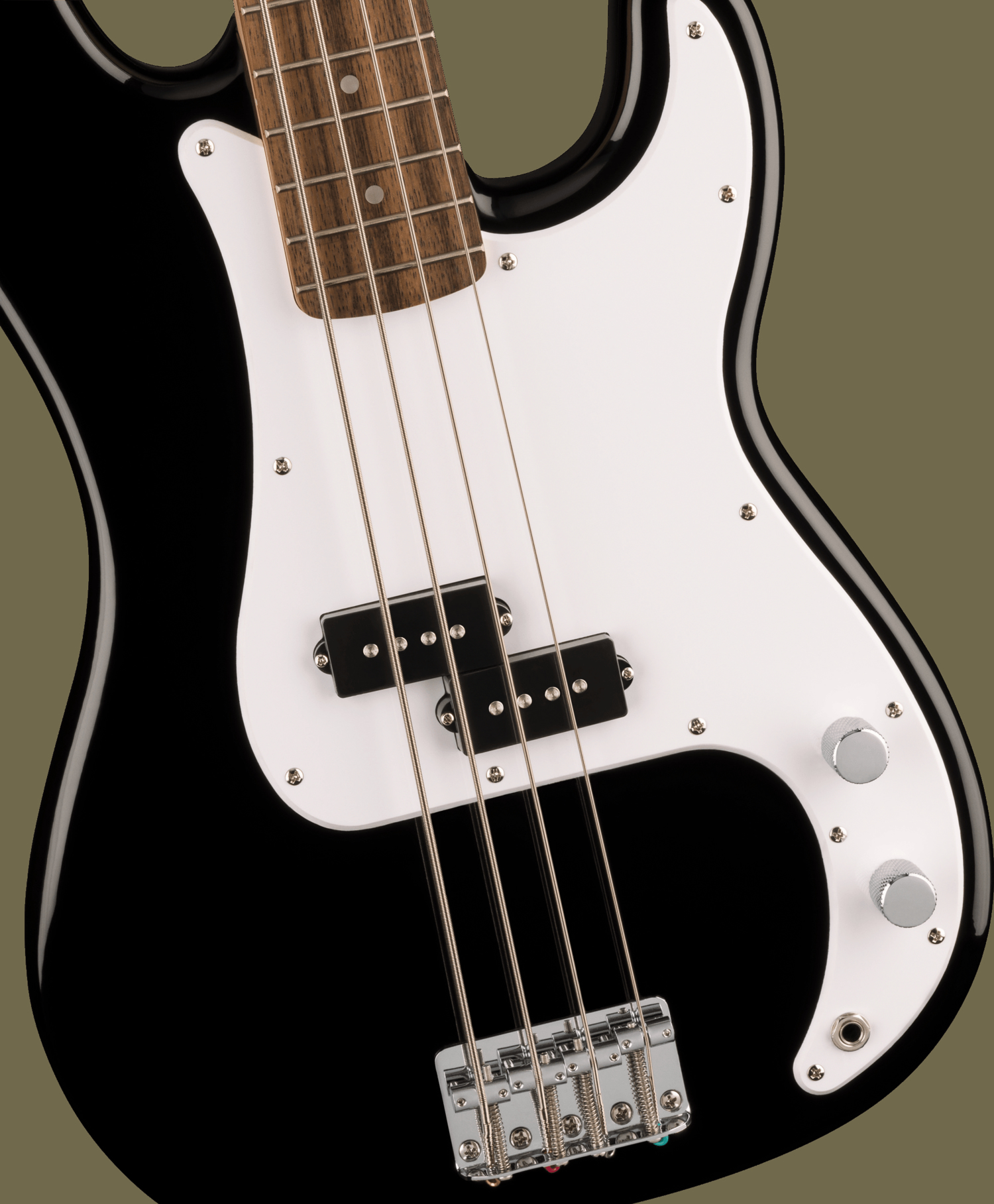 Squier Sonic Precision Bass Laurel Fingerboard, White Pickguard, Black追加画像 Squier Sonic Precision Bass Laurel Fingerboard, White Pickguard, Black追加画像