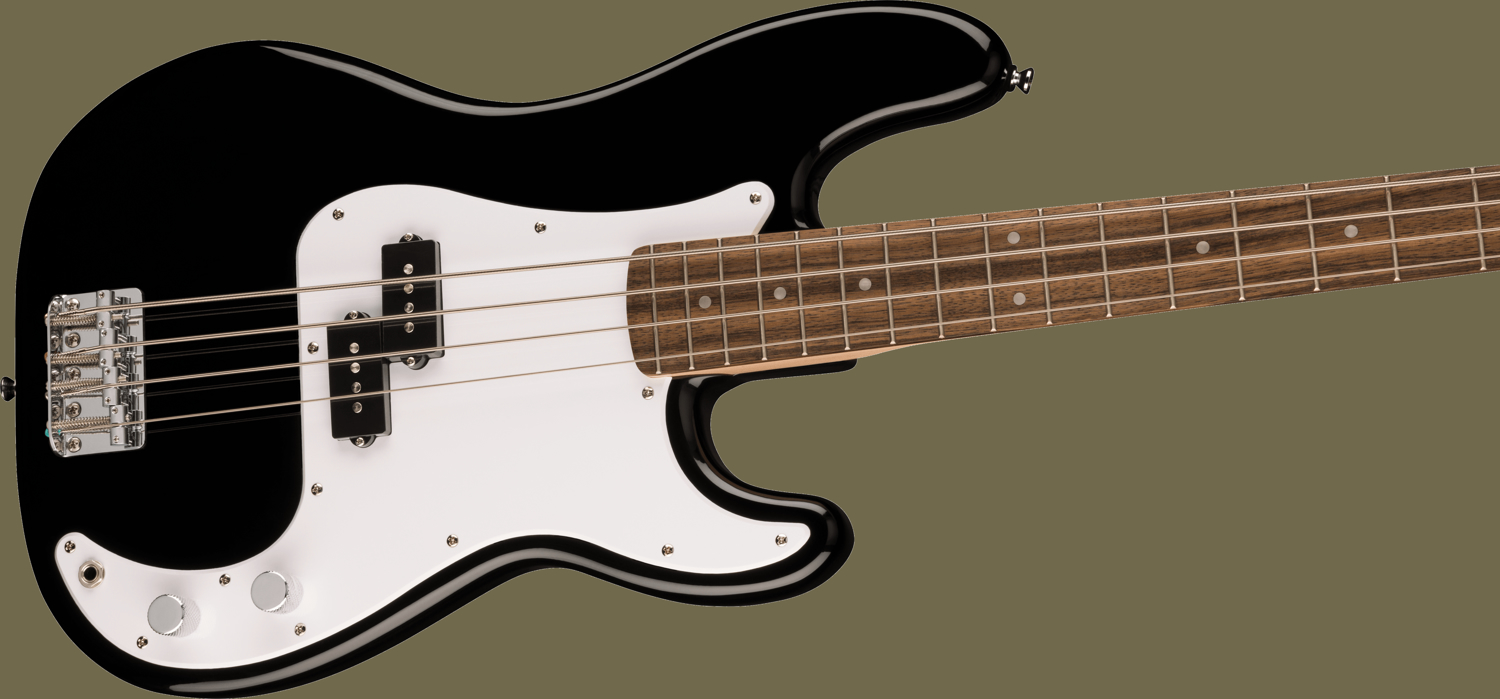 Squier Sonic Precision Bass Laurel Fingerboard, White Pickguard, Black追加画像 Squier Sonic Precision Bass Laurel Fingerboard, White Pickguard, Black追加画像