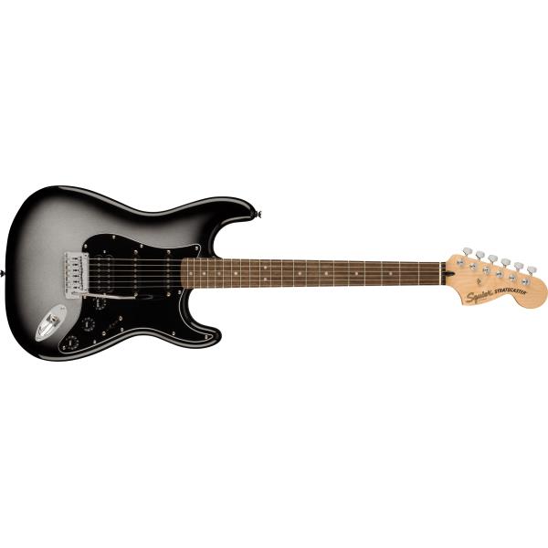 Squier-エレキギターFSR Affinity Series™ Stratocaster® HSS, Laurel Fingerboard, Black Pickguard, Silverburst