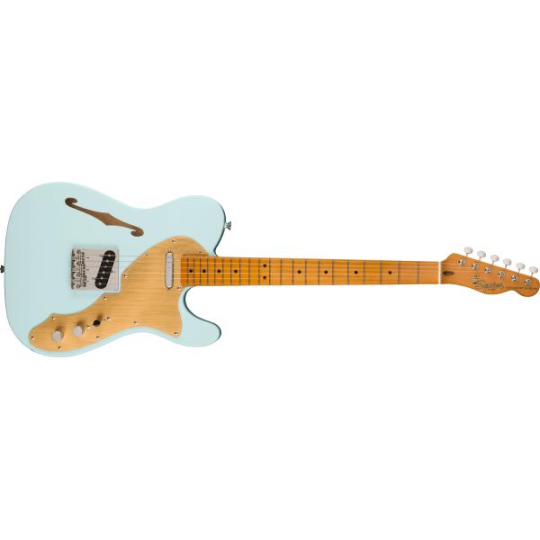 FSR Classic Vibe '60s Telecaster® Thinline, Maple Fingerboard, Gold Anodized Pickguard, Sonic Blueサムネイル