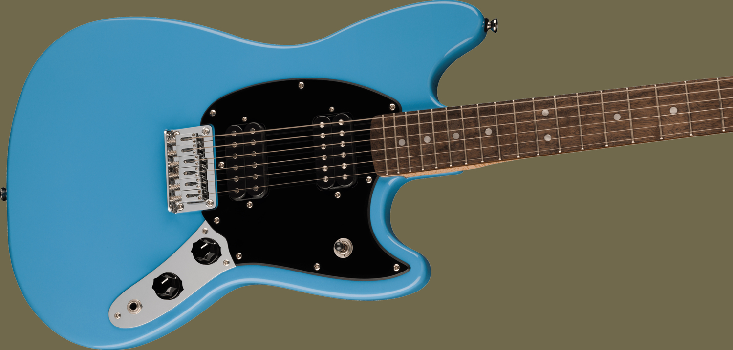 Squier Sonic Mustang HH, Laurel Fingerboard, Black Pickguard, California Blue追加画像 Squier Sonic Mustang HH, Laurel Fingerboard, Black Pickguard, California Blue追加画像
