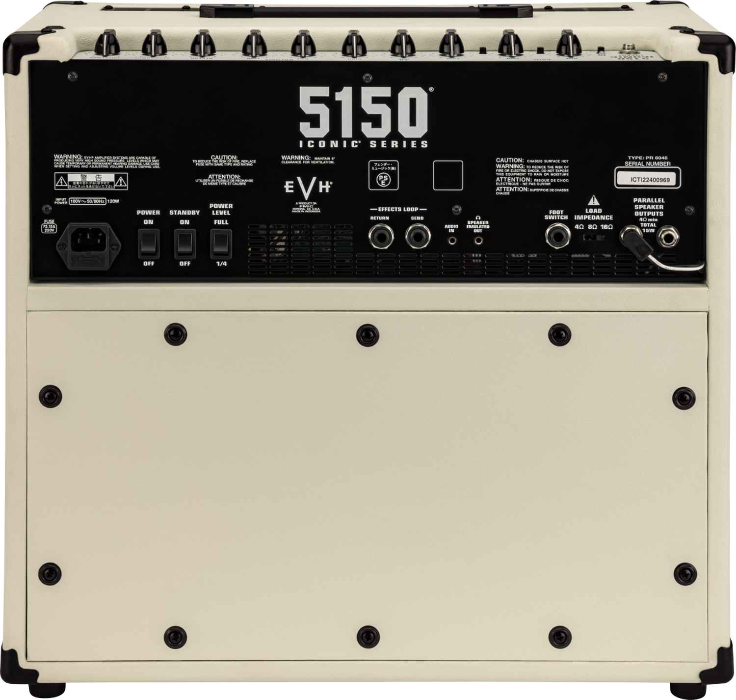 5150® Iconic® Series 15W 1X10 Combo, Ivory, 100V JPN追加画像 5150® Iconic® Series 15W 1X10 Combo, Ivory, 100V JPN追加画像
