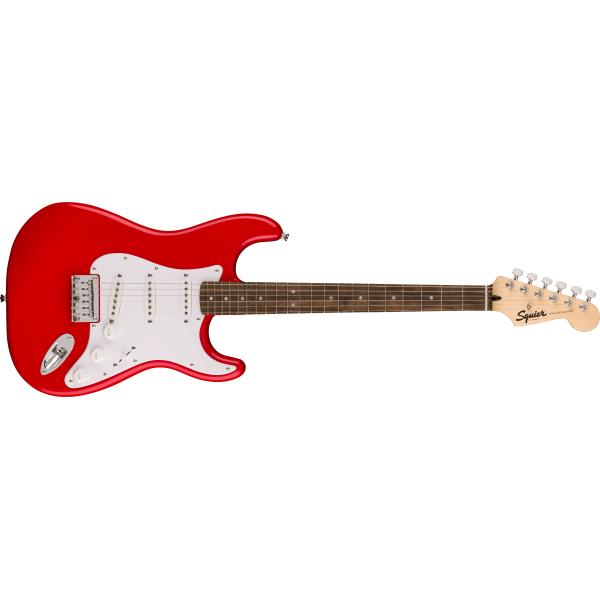 Squier-エレキギターSquier Sonic Stratocaster HT, Laurel Fingerboard, White Pickguard, Torino Red