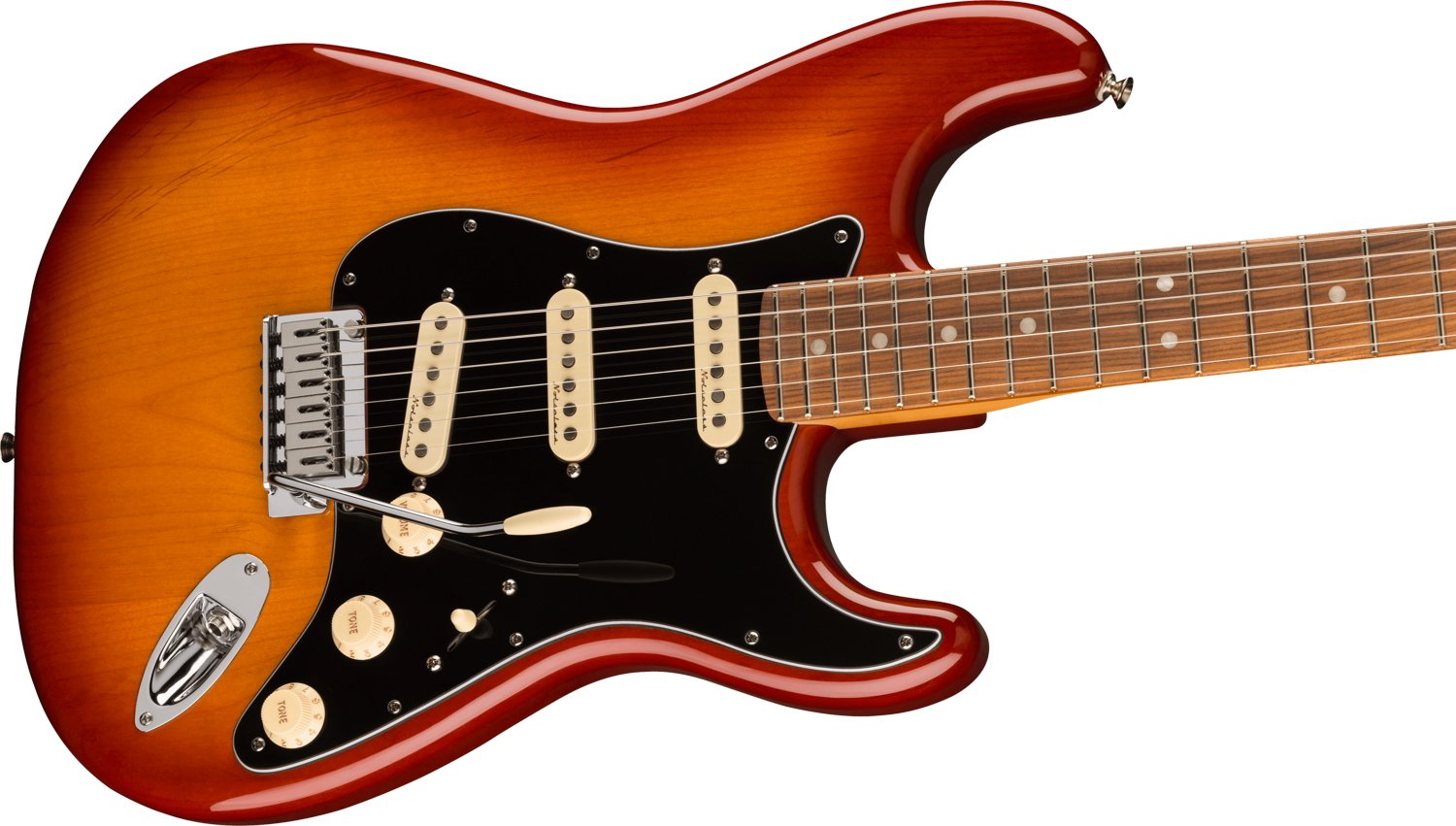 Player Plus Stratocaster®, Pau Ferro Fingerboard, Sienna Sunburst追加画像 Player Plus Stratocaster®, Pau Ferro Fingerboard, Sienna Sunburst追加画像