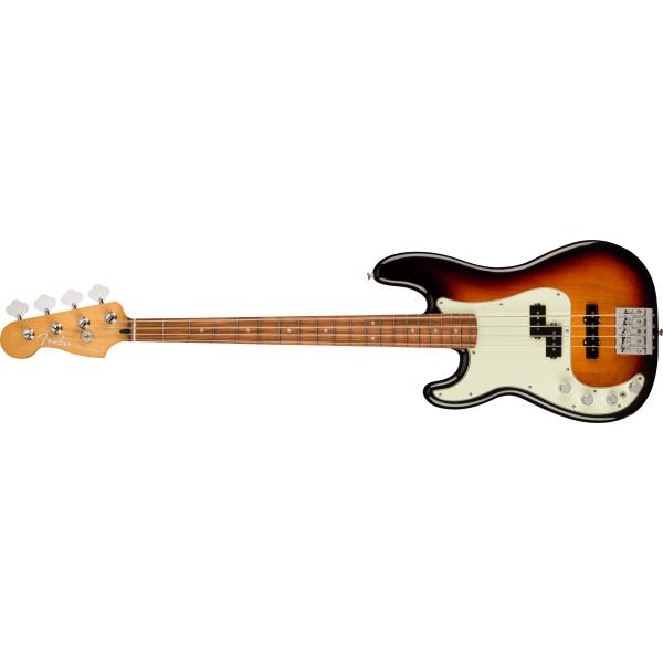 Fender-プレシジョンベースPlayer Plus Precision Bass®, Left-Hand, Pau Ferro Fingerboard, 3-Color Sunburst