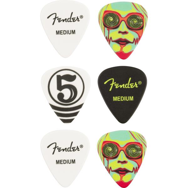 Fender-ピックJohn 5 351 Celluloid Picks (6 pack)
