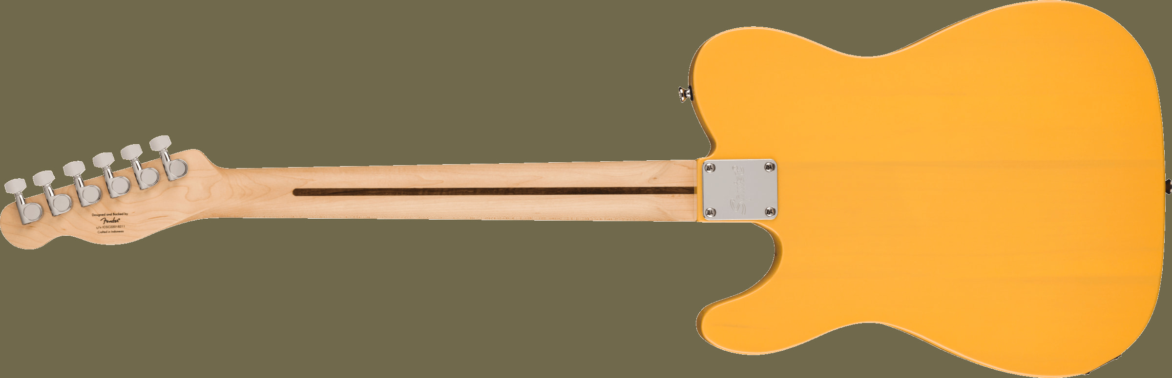 Squier Sonic Telecaster Maple Fingerboard, Black Pickguard, Butterscotch Blonde追加画像 Squier Sonic Telecaster Maple Fingerboard, Black Pickguard, Butterscotch Blonde追加画像