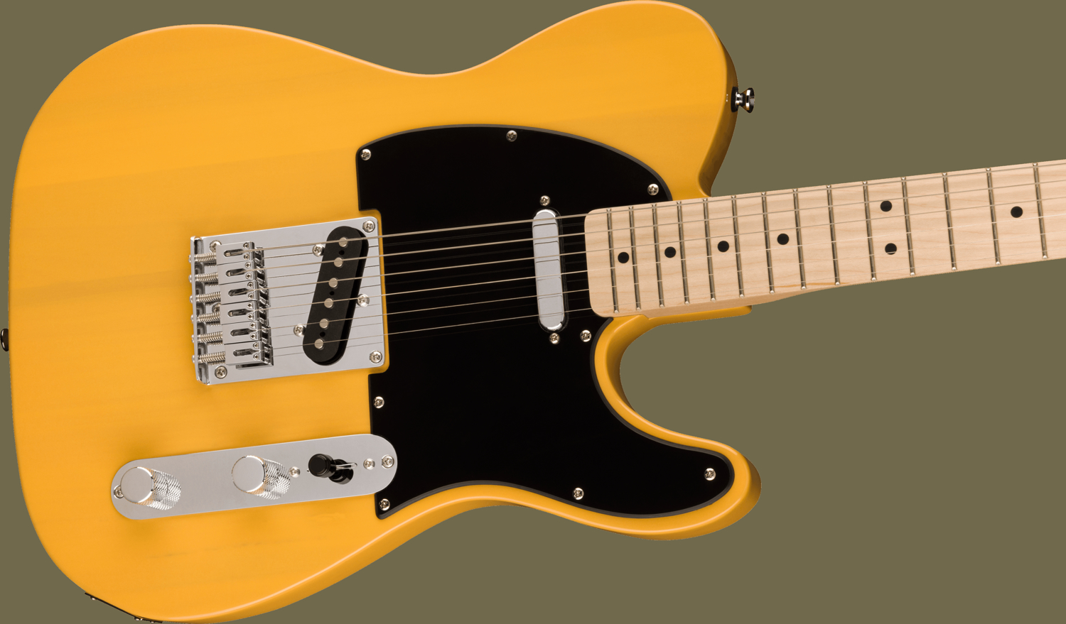 Squier Sonic Telecaster Maple Fingerboard, Black Pickguard, Butterscotch Blonde追加画像 Squier Sonic Telecaster Maple Fingerboard, Black Pickguard, Butterscotch Blonde追加画像