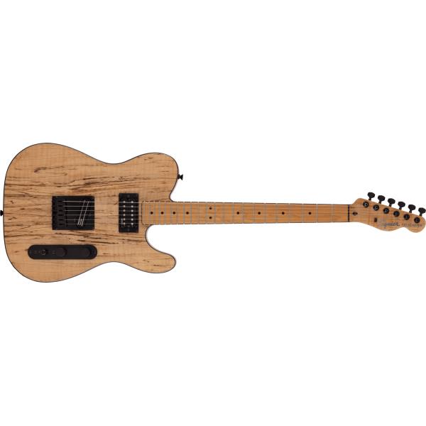 Squier-テレキャスターFSR Contemporary Exotic Telecaster® RH, Spalted Maple, Roasted Maple Fingerboard, Natural