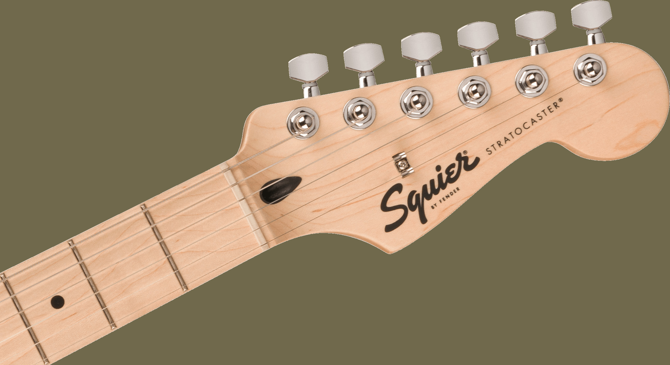 Squier Sonic™ Stratocaster®, Maple Fingerboard, White Pickguard, Black追加画像 Squier Sonic™ Stratocaster®, Maple Fingerboard, White Pickguard, Black追加画像