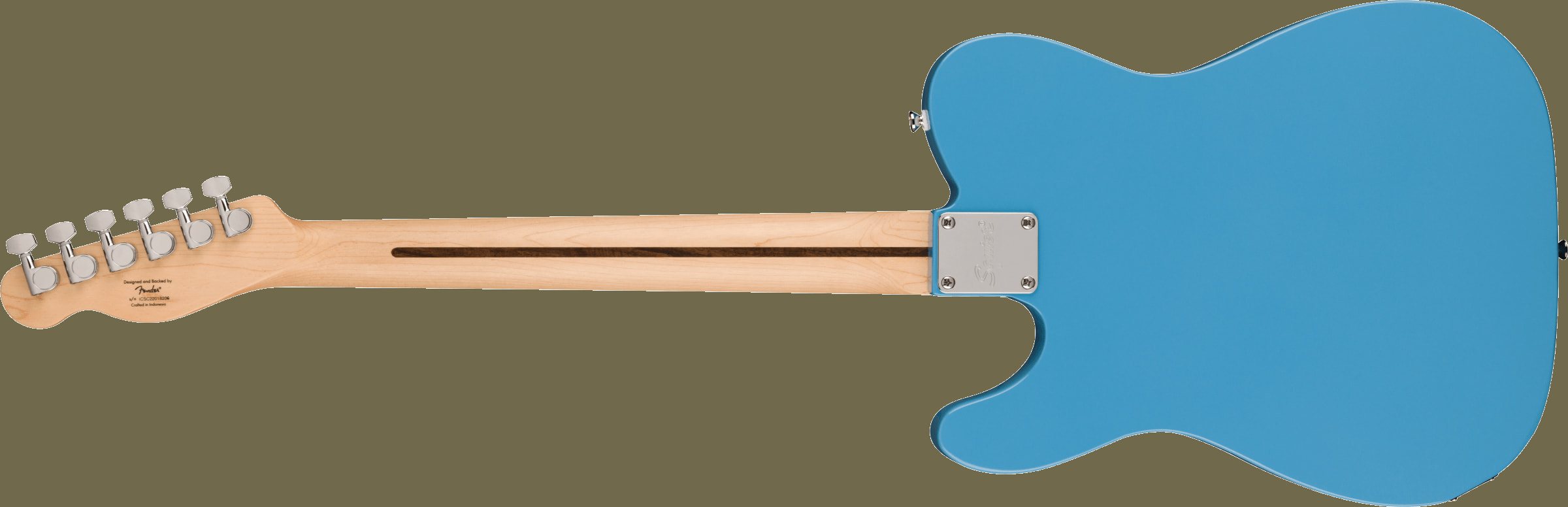 Squier Sonic Telecaster Laurel Fingerboard, White Pickguard, California Blue追加画像 Squier Sonic Telecaster Laurel Fingerboard, White Pickguard, California Blue追加画像