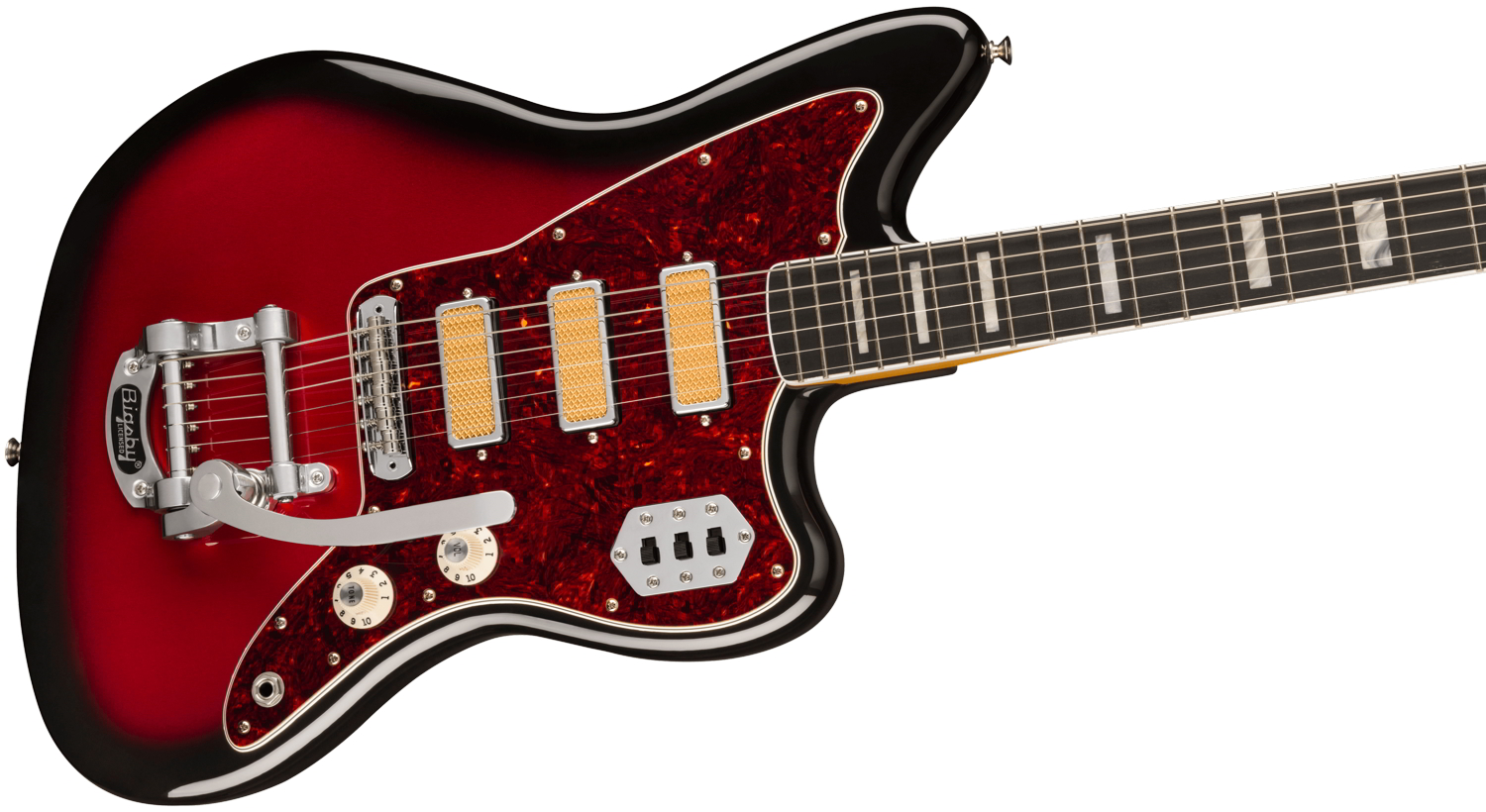 Gold Foil Jazzmaster®, Ebony Fingerboard, Candy Apple Burst追加画像 Gold Foil Jazzmaster®, Ebony Fingerboard, Candy Apple Burst追加画像