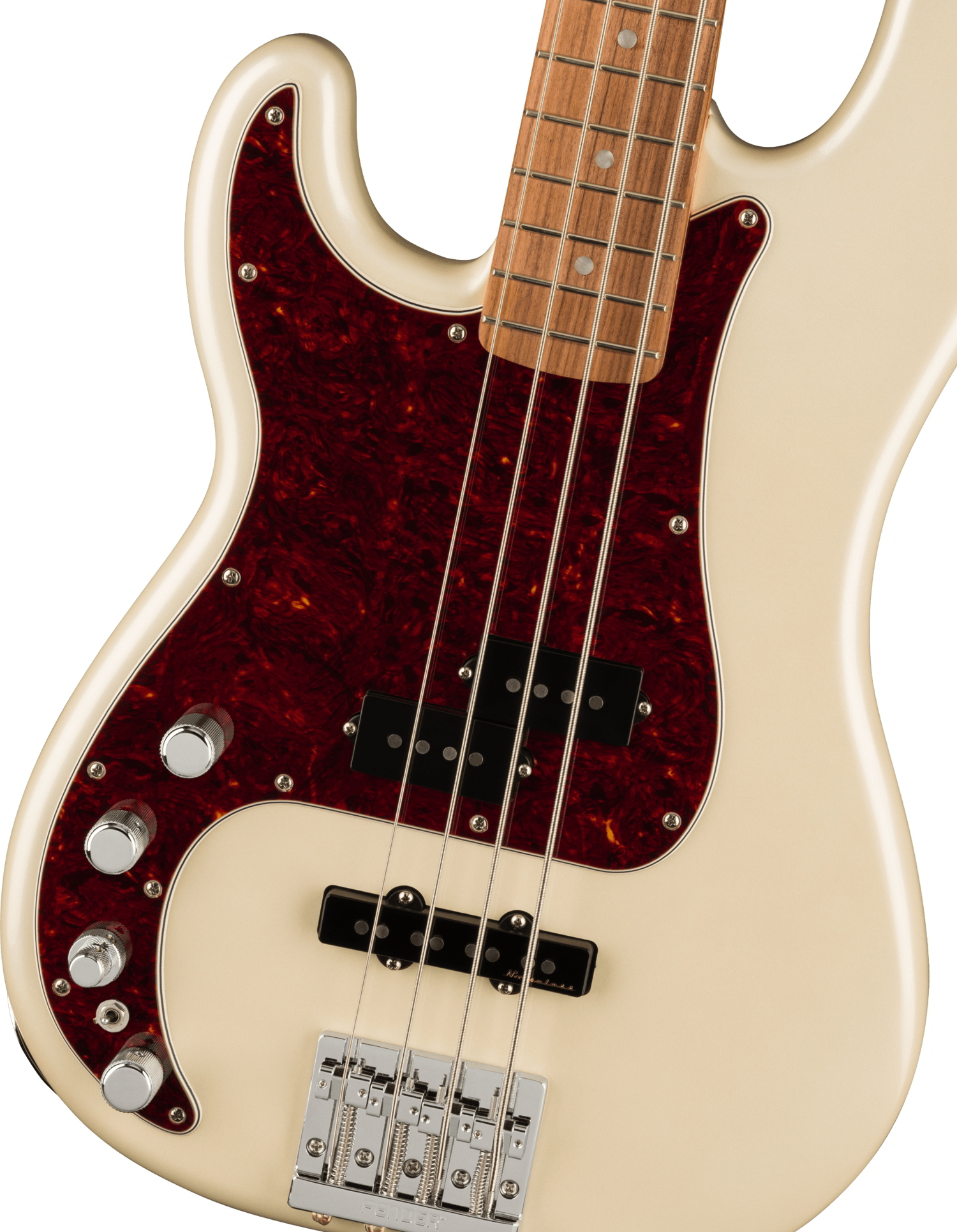 Player Plus Precision Bass®, Left-Hand, Pau Ferro Fingerboard, Olympic Pearl追加画像 Player Plus Precision Bass®, Left-Hand, Pau Ferro Fingerboard, Olympic Pearl追加画像