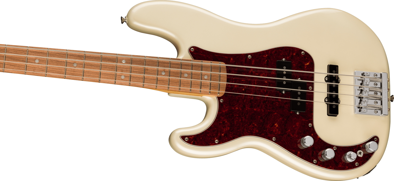 Player Plus Precision Bass®, Left-Hand, Pau Ferro Fingerboard, Olympic Pearl追加画像 Player Plus Precision Bass®, Left-Hand, Pau Ferro Fingerboard, Olympic Pearl追加画像