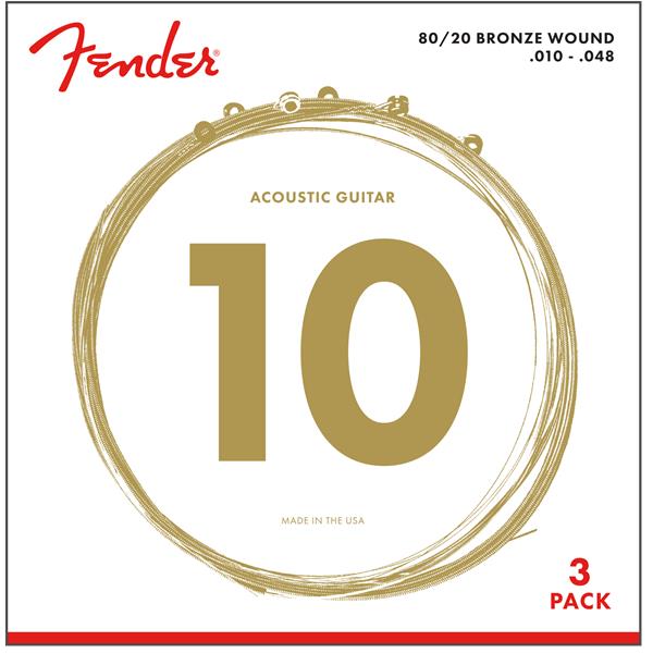 80/20 Bronze Acoustic Strings, Ball End, 70XL .010-.048 Gauges, 3-Packサムネイル