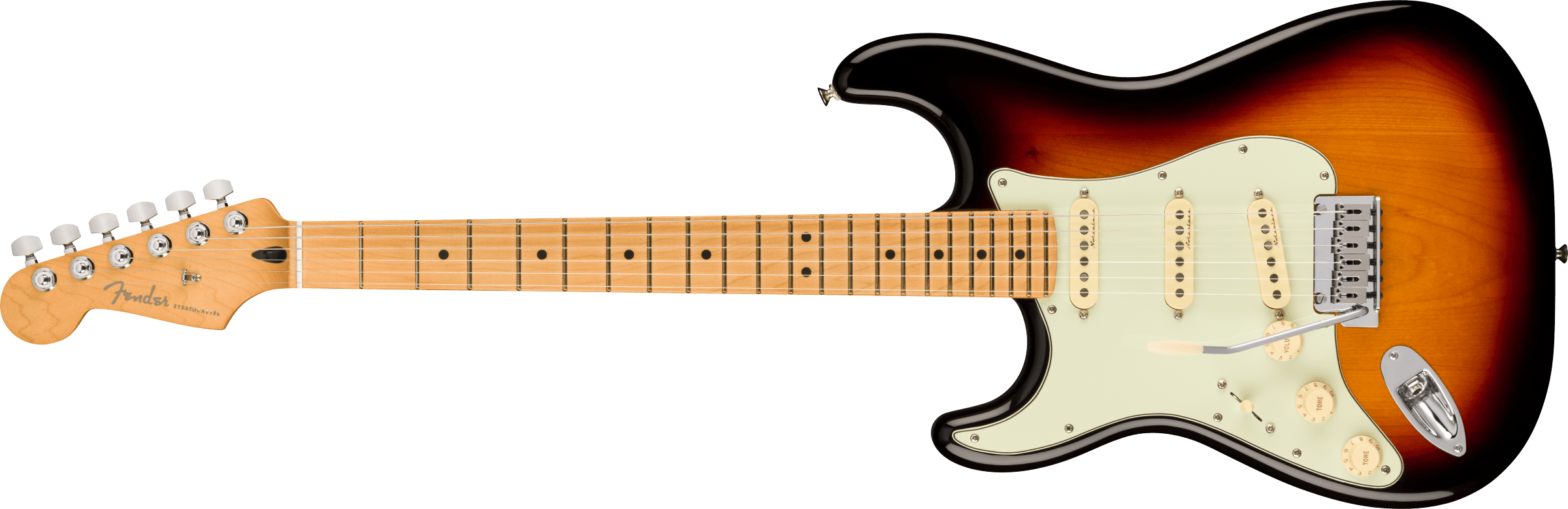 Fender　Plusシリーズ　Left-Hand,　Stratocasterreg;,　Plus　PLANT　3-Color　Player　MUSIC　Fingerboard,　ストラトキャスターPlayer　Sunburst新品在庫状況をご確認ください　Maple　WEBSHOP