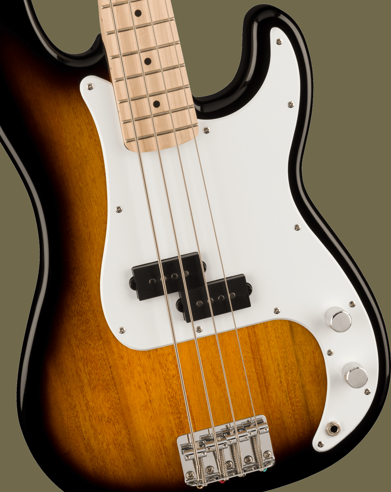 Squier Sonic Precision Bass Maple Fingerboard, White Pickguard, 2-Color Sunburst追加画像 Squier Sonic Precision Bass Maple Fingerboard, White Pickguard, 2-Color Sunburst追加画像