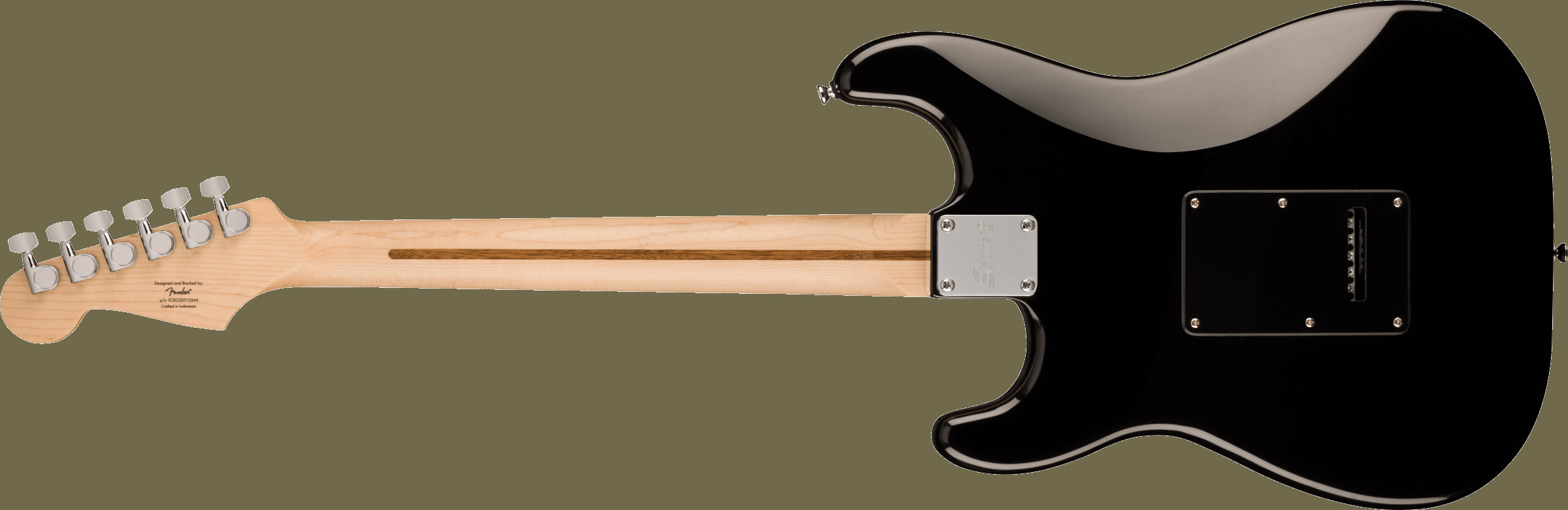 Squier Sonic Stratocaster HSS, Maple Fingerboard, Black Pickguard, Black追加画像 Squier Sonic Stratocaster HSS, Maple Fingerboard, Black Pickguard, Black追加画像