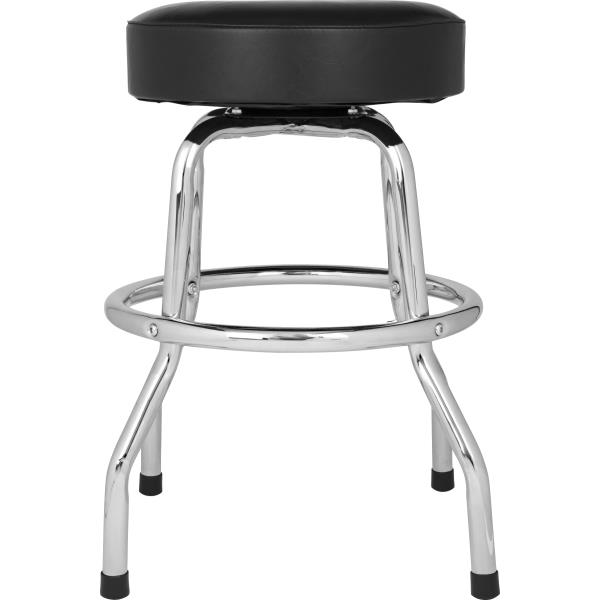 Fender-スツールFender™ Custom Shop Chevron Logo Barstool, Black/Chrome, 24"