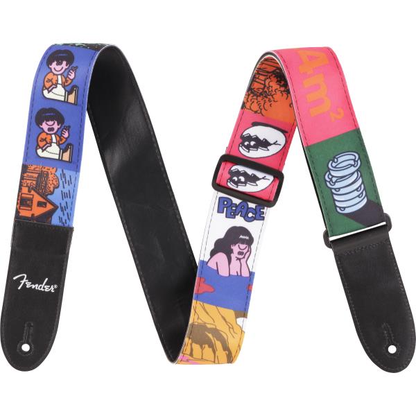 Fender-ストラップArt Canvas Strap FACE