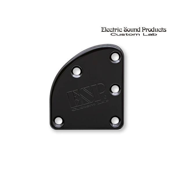 ESP-ジョイントプレートT-5 Neck Set Plate Brass Wide Black