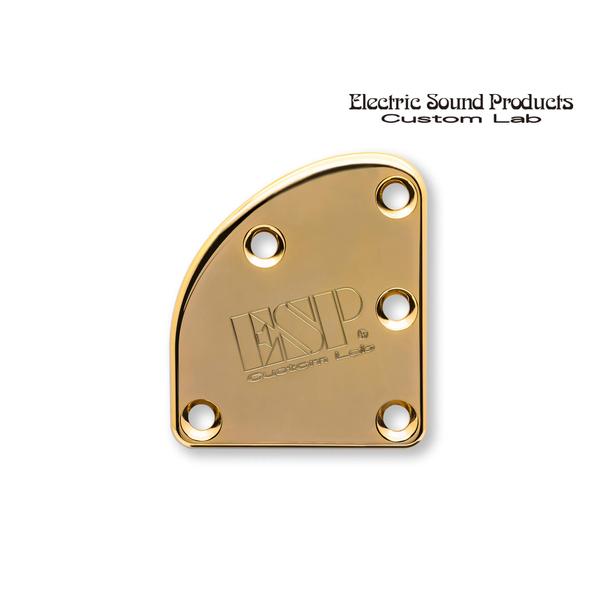 ESP-ジョイントプレートT-5 Neck Set Plate Brass Wide Gold