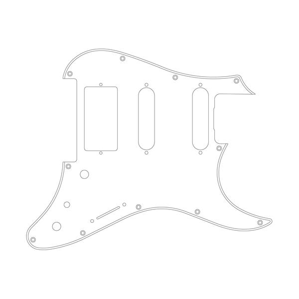 ESP-ピックガードSNAPPER-22/FR/SSH PG アンティークホワイト 3ply