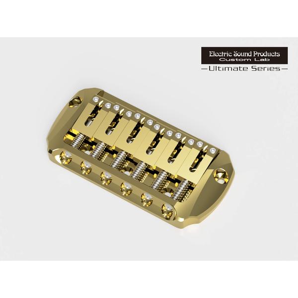 ESP-6弦用ブラスブリッジESP FB20-6 Brass -Direction- Gold