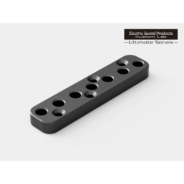 ESP-7弦裏通し用弦止めプレートESP String Back Plate 7 Black Satin