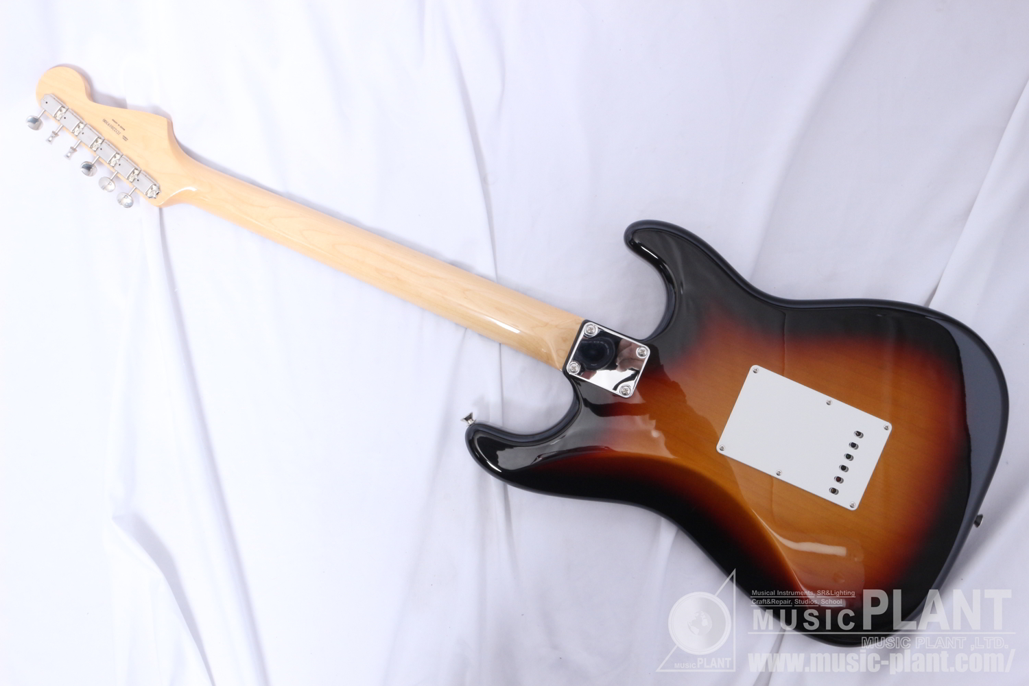 Made in Japan Traditional 60s Stratocaster Left-Handed 3-Color Sunburst背面画像