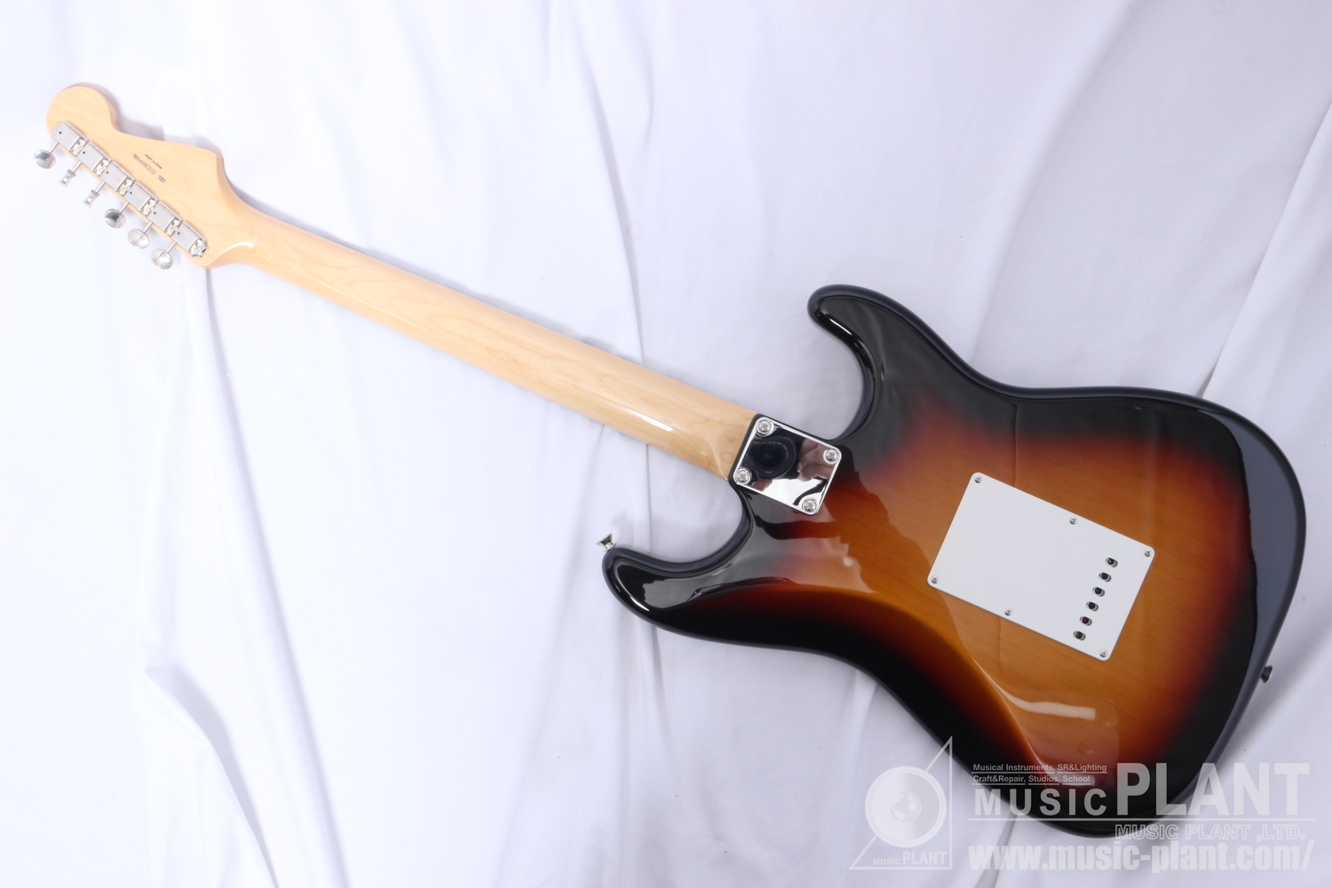 Made in Japan Traditional 60s Stratocaster Left-Handed 3-Color Sunburst背面画像 Made in Japan Traditional 60s Stratocaster Left-Handed 3-Color Sunburst背面画像