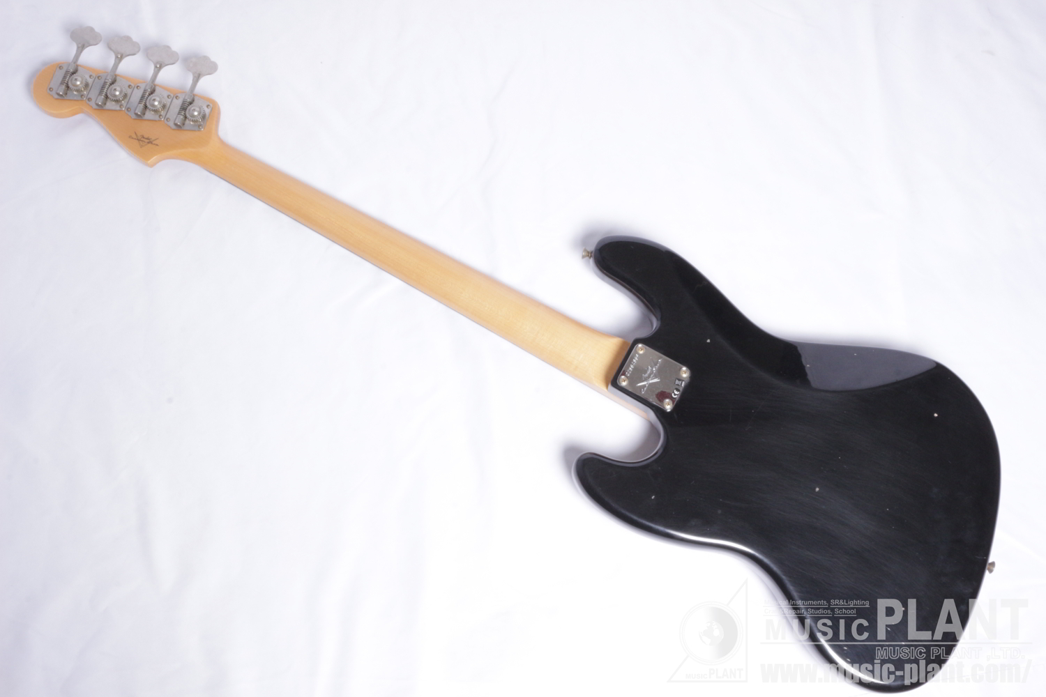 '68 J Bass® Journeyman Relic®, Maple Fingerboard, Aged Black背面画像