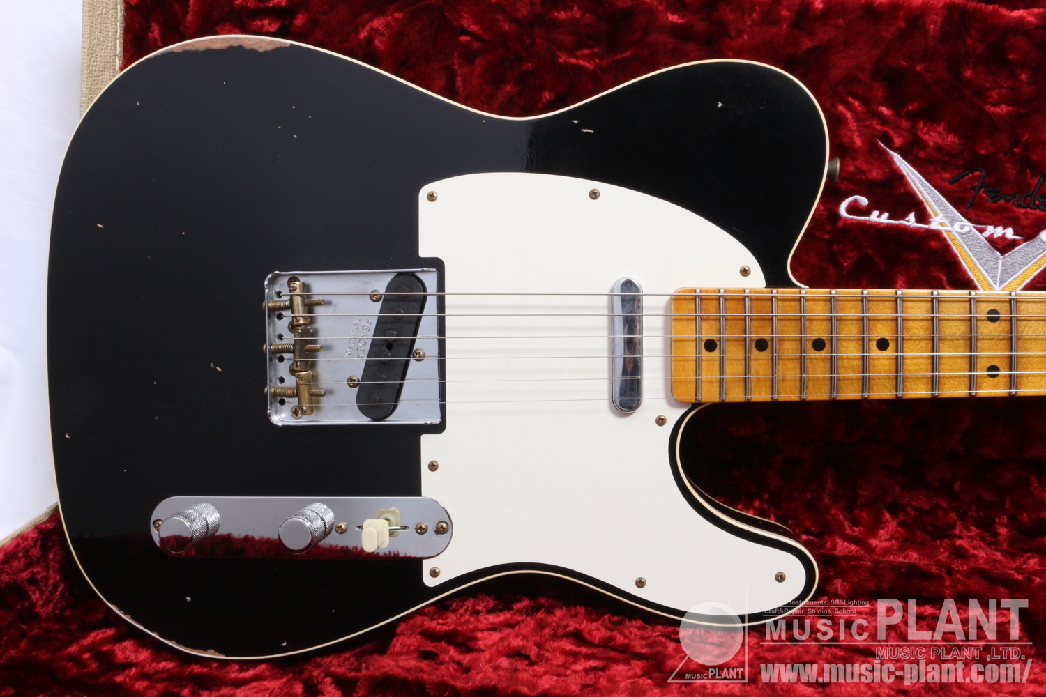 '59 Tele® Custom Relic®, Maple Neck, Aged Black追加画像 '59 Tele® Custom Relic®, Maple Neck, Aged Black追加画像