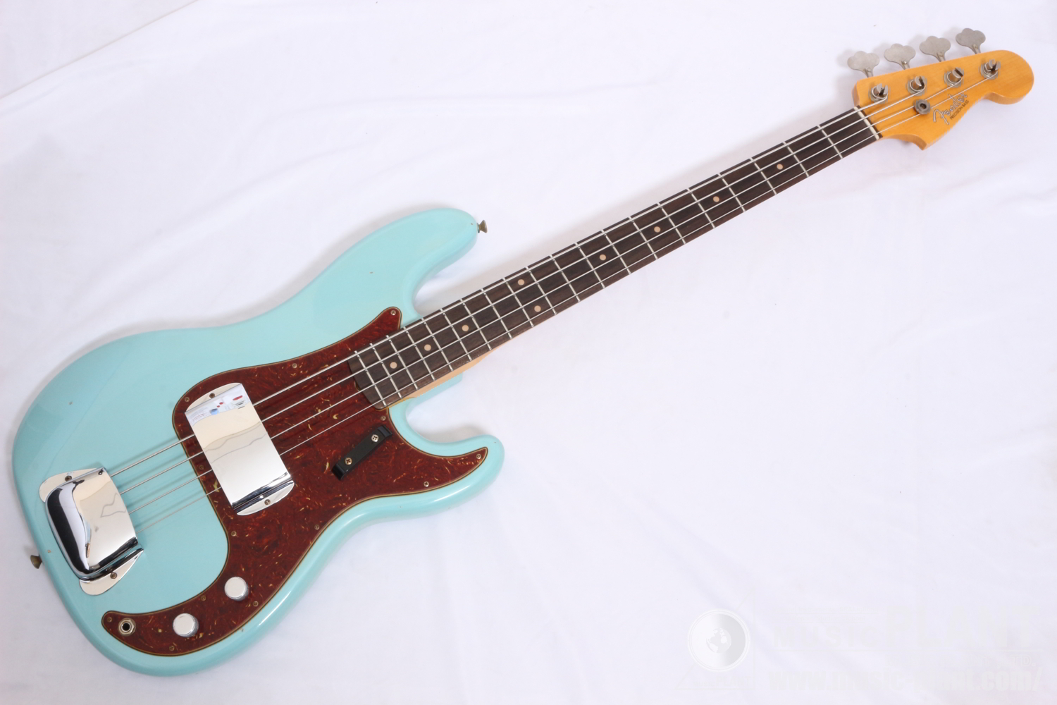 '63 Precision Bass® Journeyman Relic®, Rosewood Fingerboard, Aged Daphne Blueパネル画像