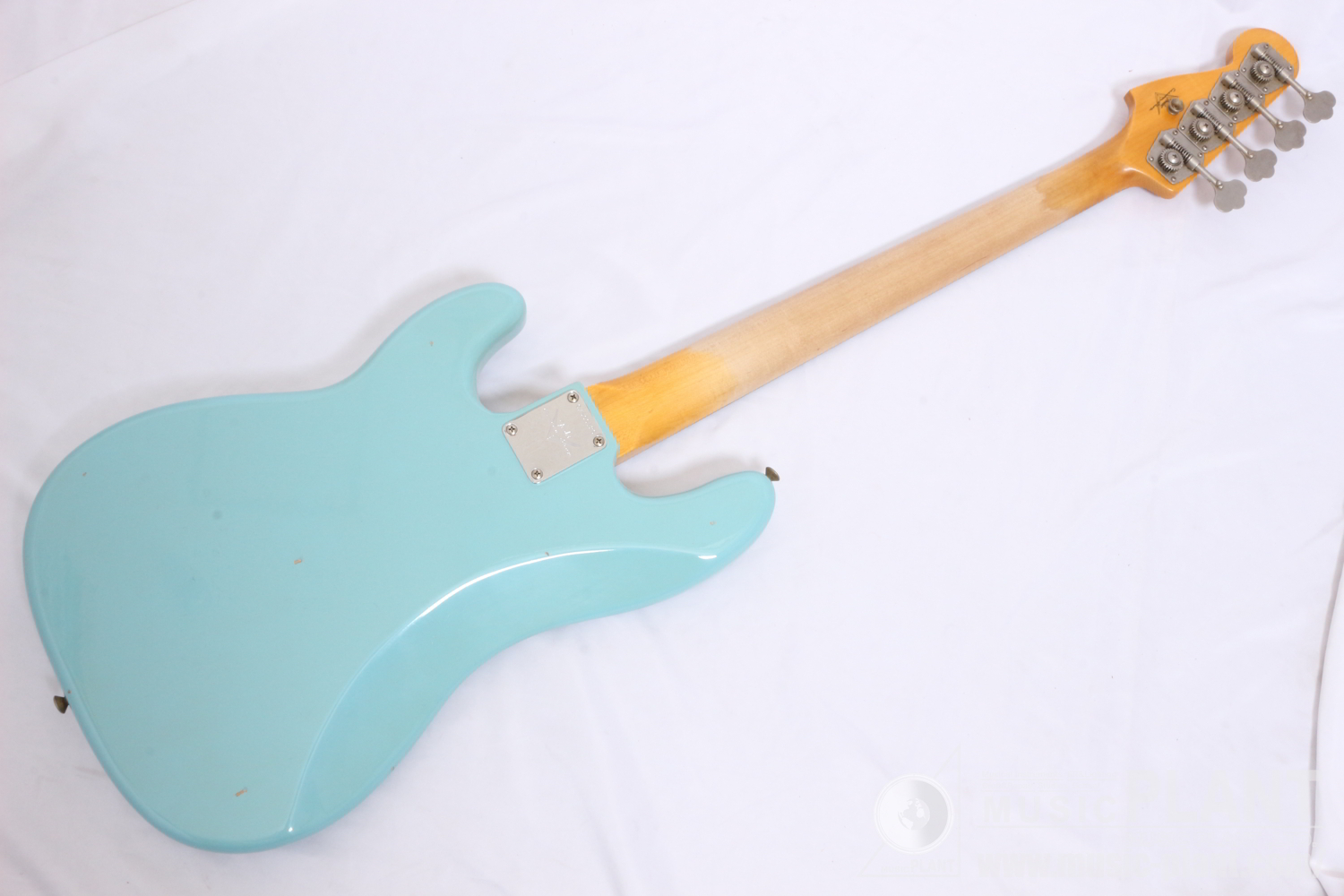 '63 Precision Bass® Journeyman Relic®, Rosewood Fingerboard, Aged Daphne Blue背面画像