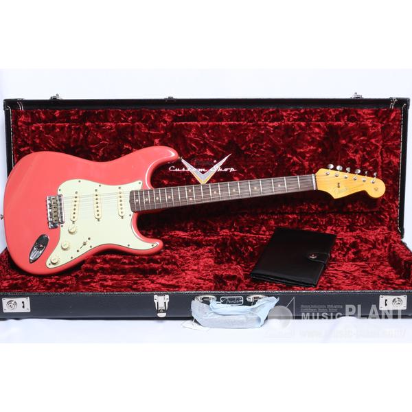 Fender Custom Shop-エレキギター'64 Strat® Journeyman Relic®, Rosewood Fingerboard, Faded Aged Fiesta Red